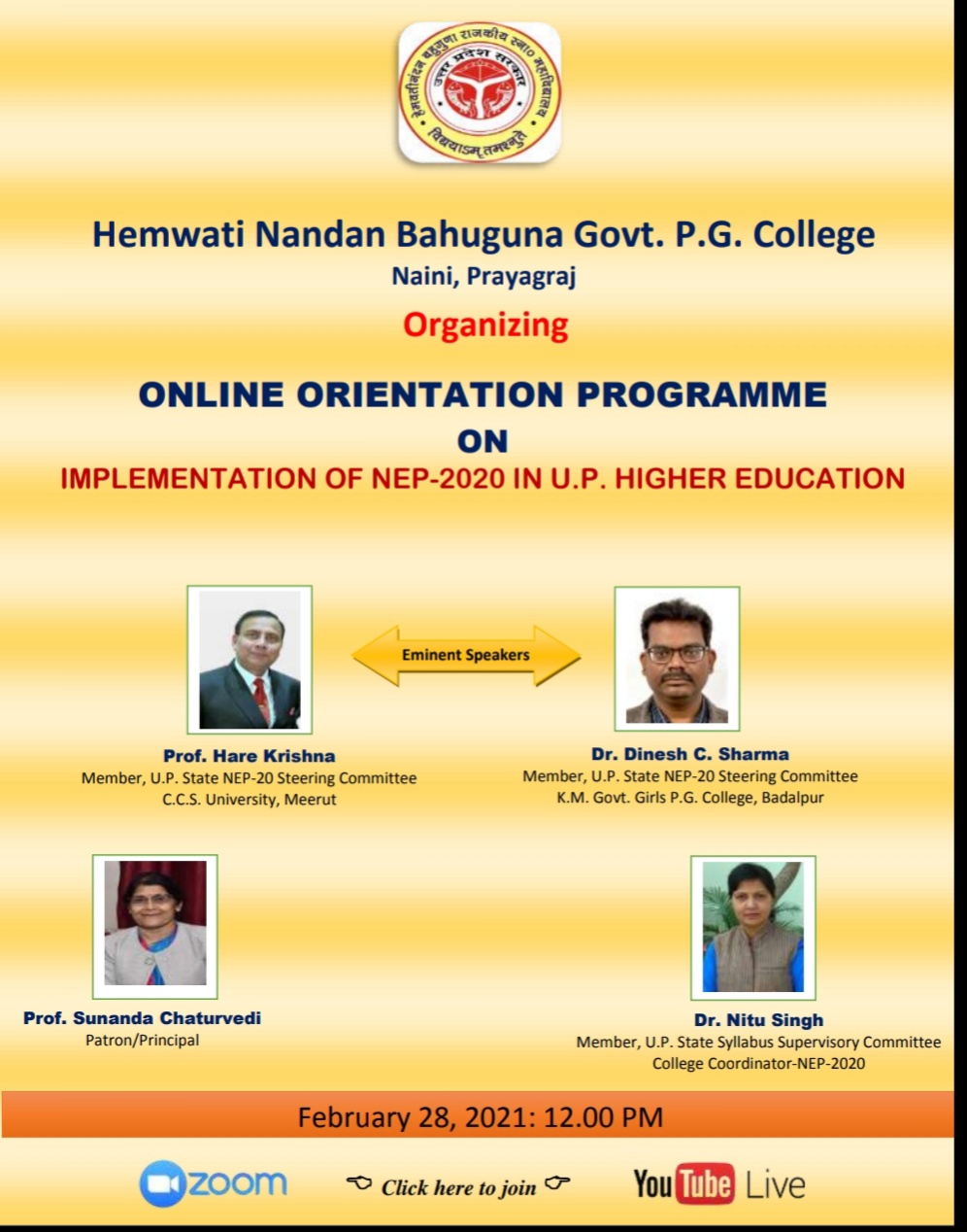 NEP orientation programme